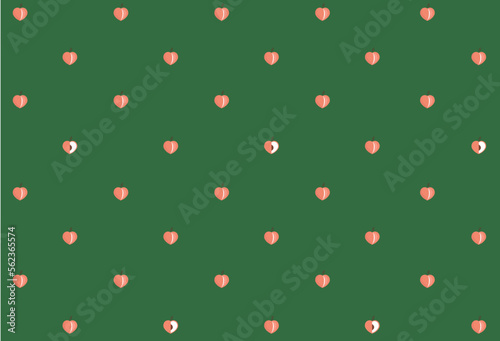 seamless pattern with peaches