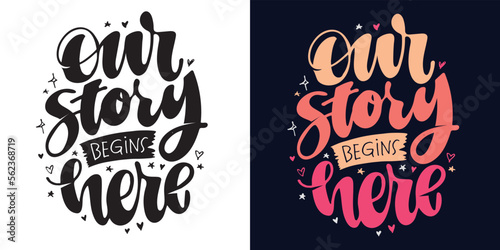 Cute hand drawn doodle lettering motivation postcard. Lettering fot t-shirt design, mug print.
