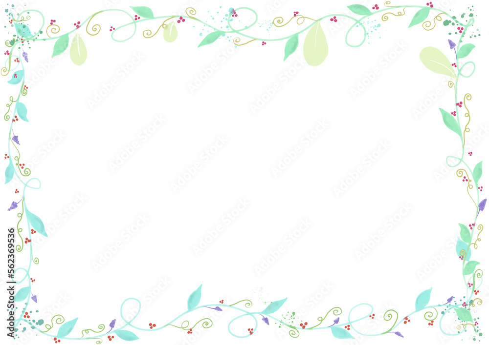 Floral frame Floral frame
