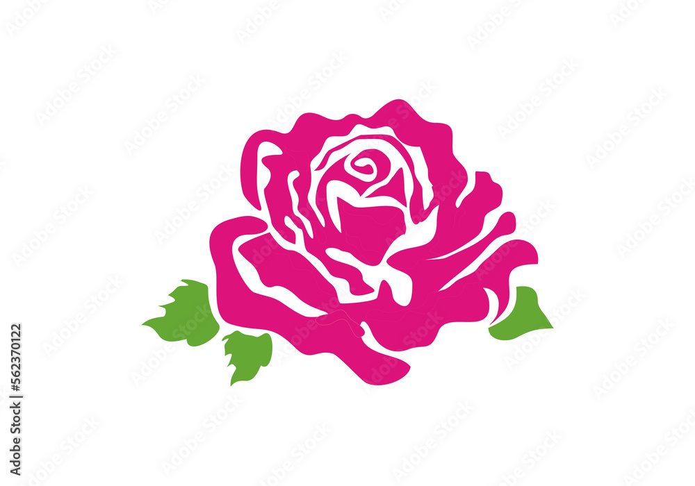 rose flower black silhouette vector isolated on white background rose flower black silhouette vector isolated on white background