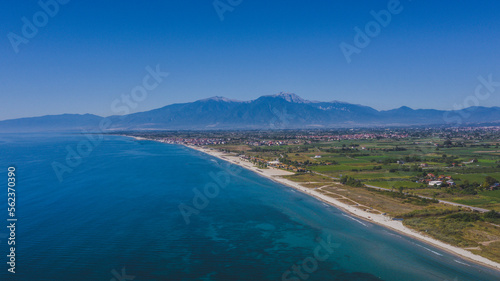 Drone photo of Korinos beach