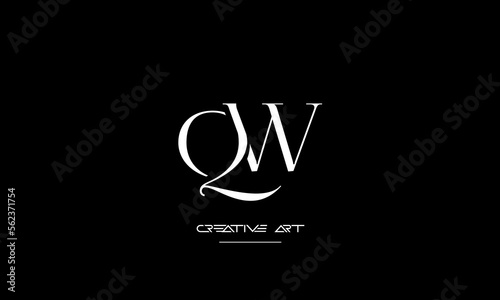 WQ, QW, W, Q abstract letters logo monogram photo