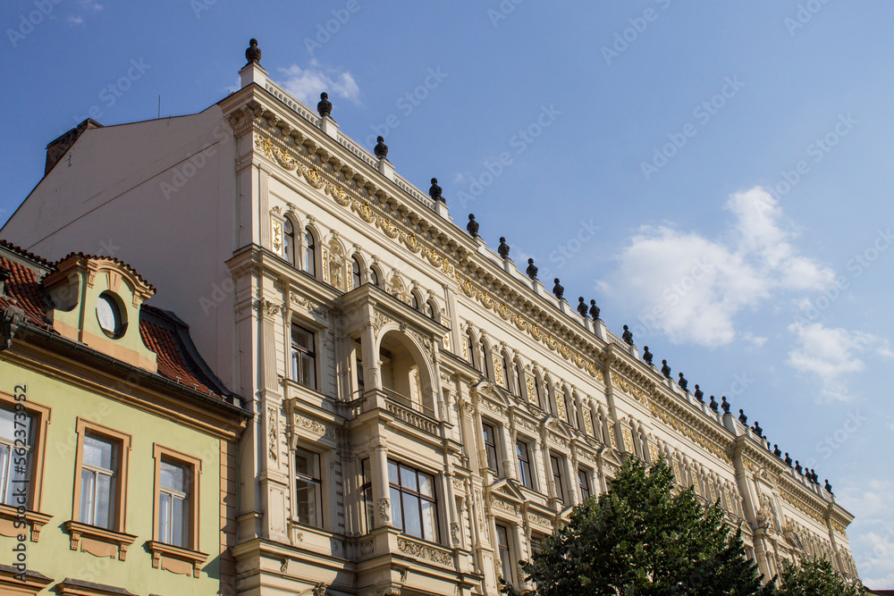 Prague, Czech Republic, July 2017, An old beautiful building