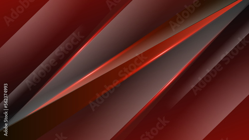 global infinity computer technology concept business red background