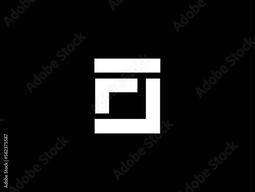 initial letter FL LF  logo vector concept
