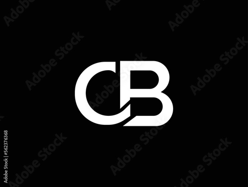 initial letter CB BC logo vector concept