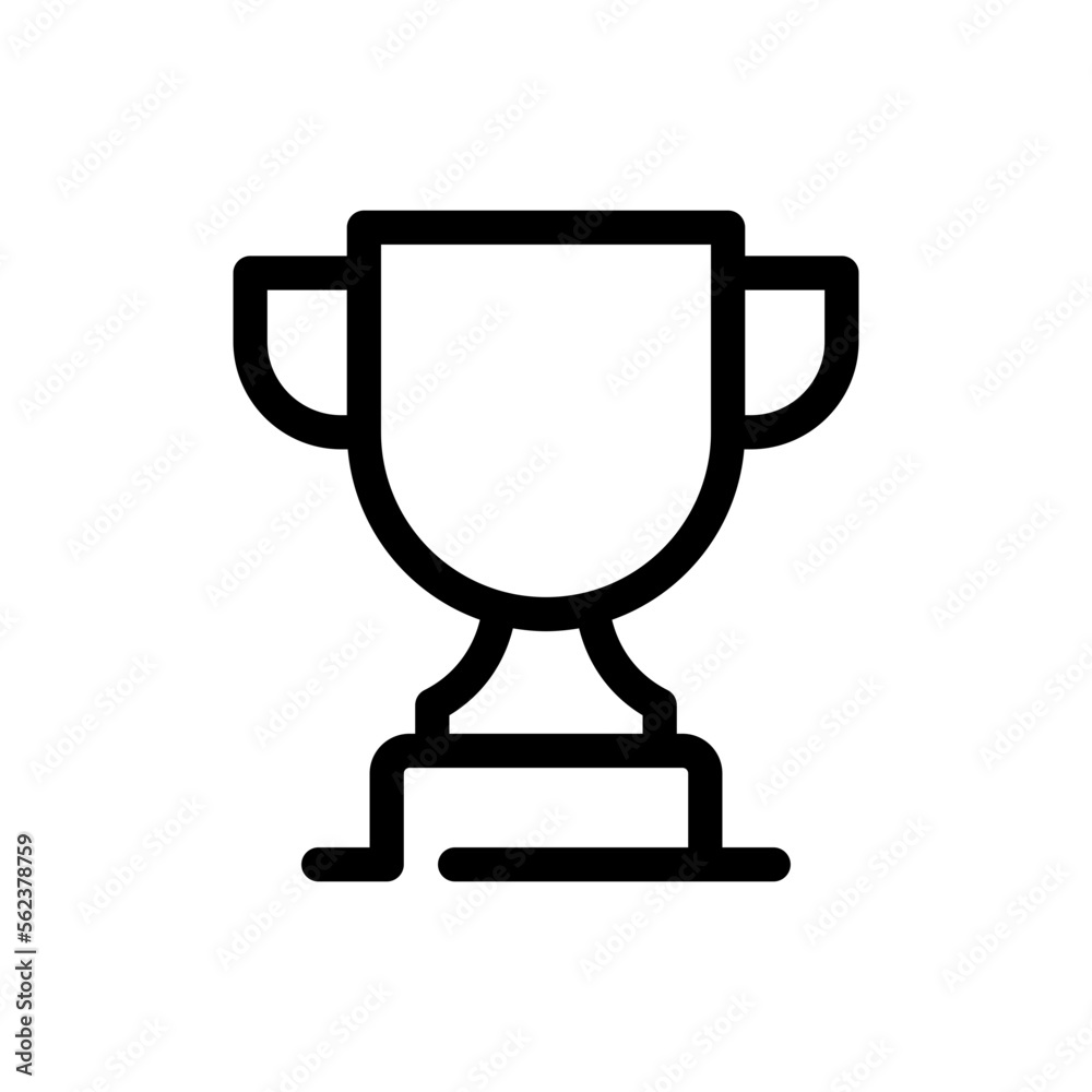 trophy line icon trophy line icon