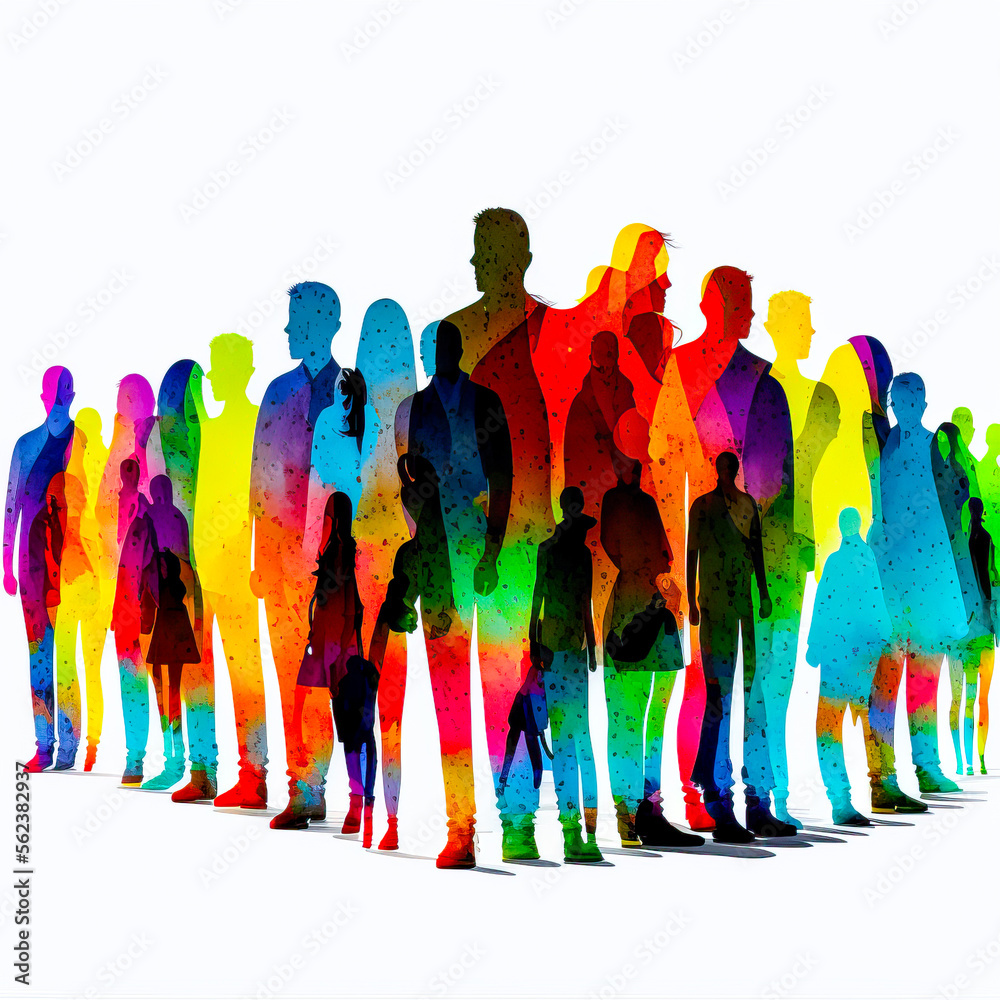 Obraz premium Party-People, KI generated