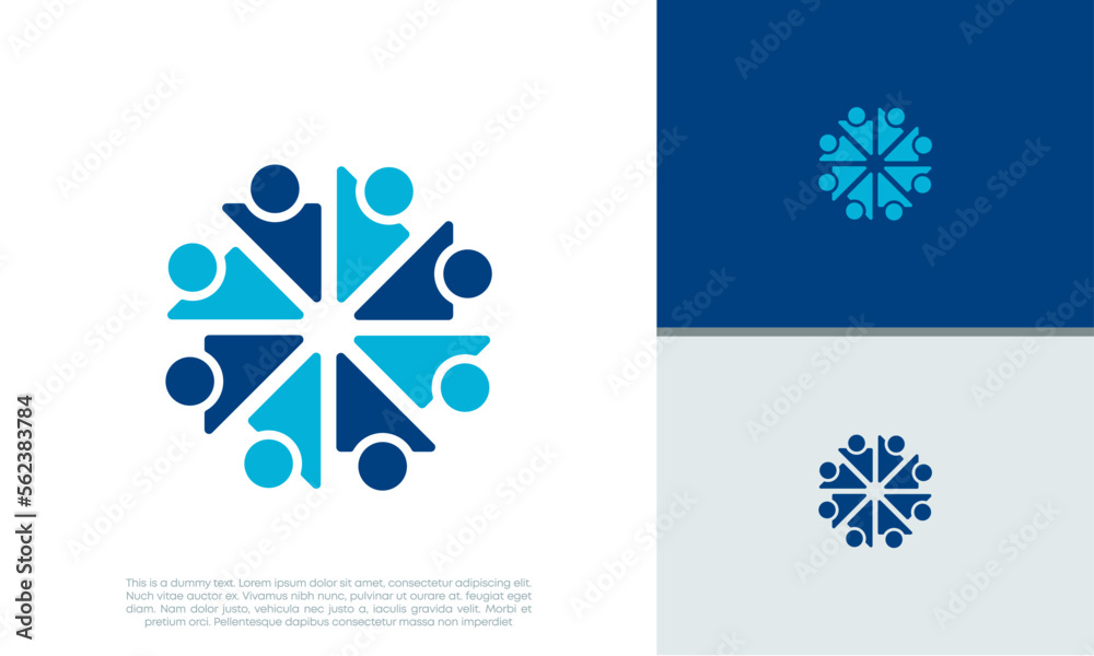 Human Resources Consulting Company, Global Community Logo.