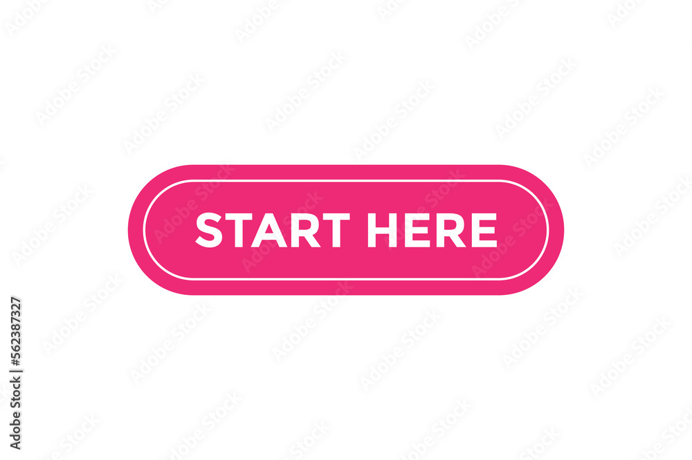 Start here button web banner templates. Vector Illustration
Start here button web banner templates. Vector Illustration