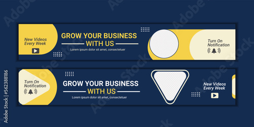 Youtube banner design for Business promotion