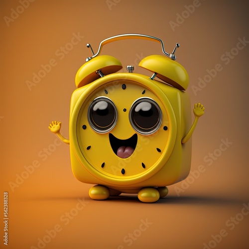 Cute Cartoon Alarm Clock Ch...
