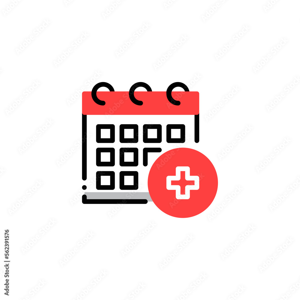 medical check date icon medical check date icon