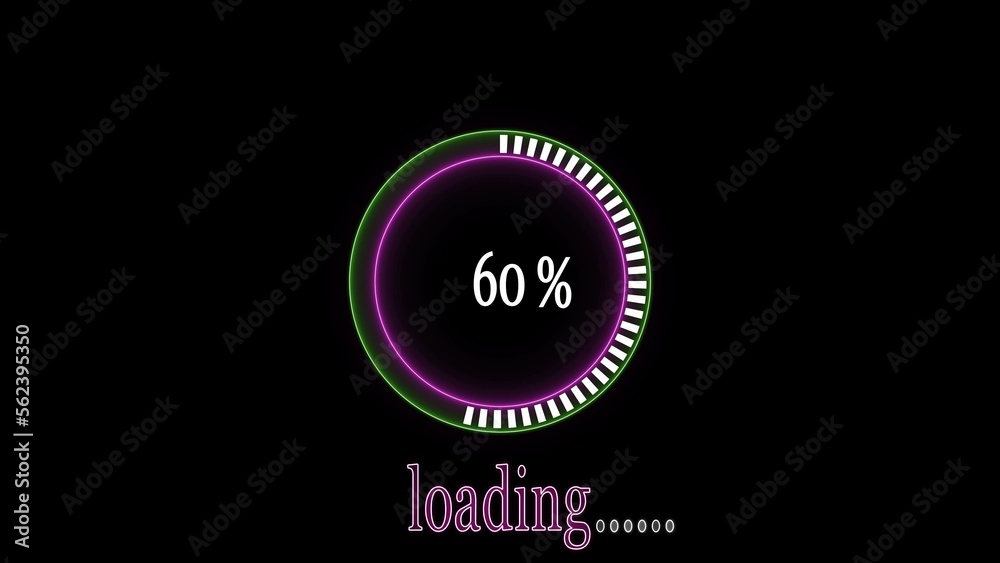 Fototapeta premium abstract colorful number illustration background 