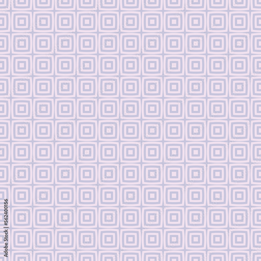 Subtle vector geometric seamless pattern with small rounded squares, regular grid, net, lattice. Lilac color minimal abstract background. Simple retro vintage style texture. Repeat decorative design