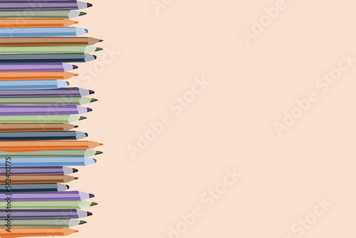 colored pencils background