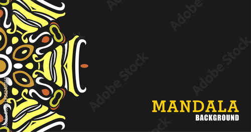 vector mandala design, for your various types of advertising needs, suitable for business card designs, banners, websites, etc. high resolution EPS file format