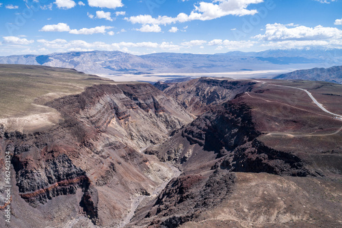 Father Crowley overlook in Death Valley, California. USA. photo