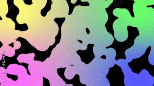Background decorated with liquid-like irregular patterns