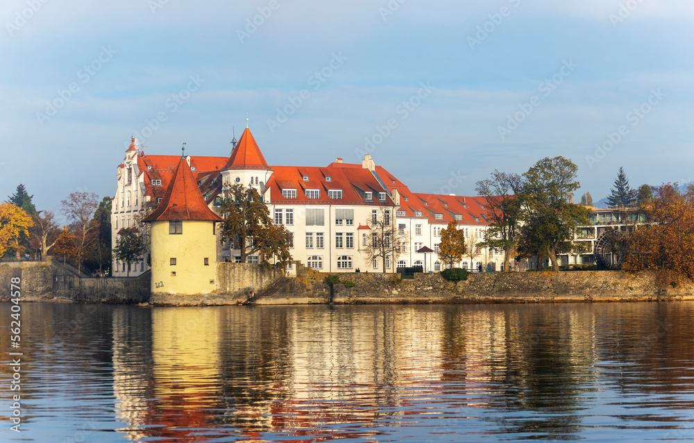The City Lindau at the Lake Constance, Bavaria, Germany, Europe . The City Lindau at the Lake Constance, Bavaria, Germany, Europe .