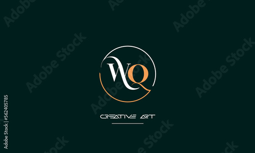 WQ, QW, W, Q abstract letters logo monogram photo