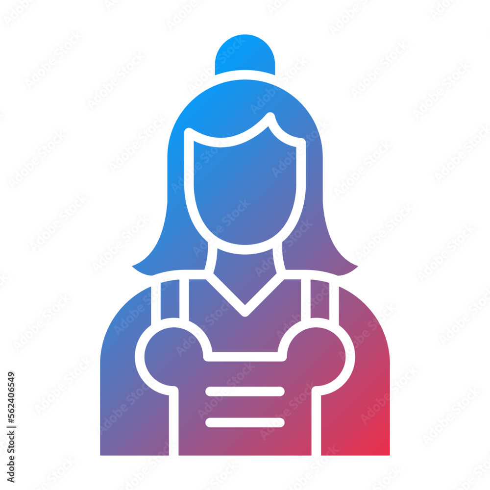Fototapeta premium Bride Icon Style