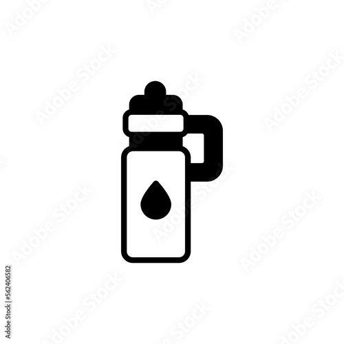 Water Bottle icon in vector. Logotype