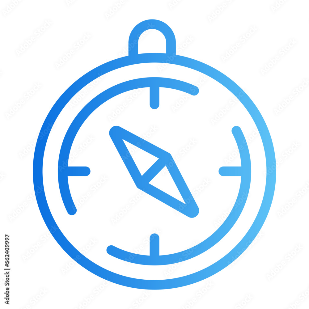 compass gradient icon compass gradient icon