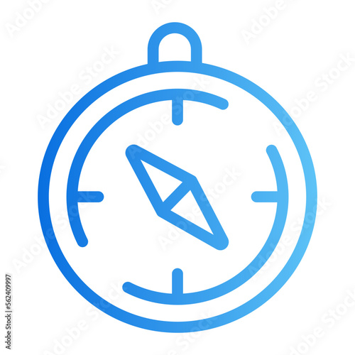 Free Download compass gradient icon - GFXLoad