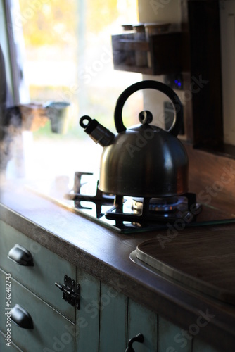 coffee in the camper