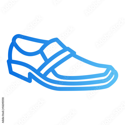 footwear gradient icon
