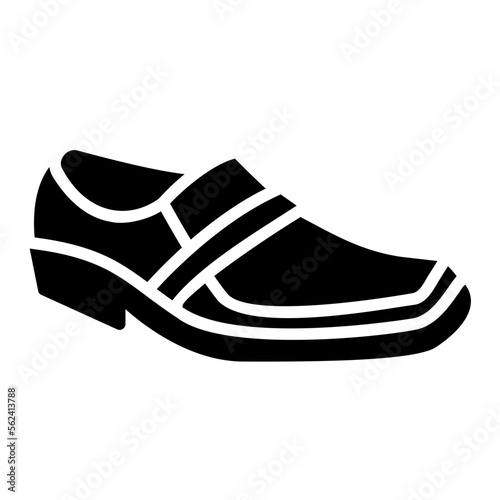 footwear glyph icon