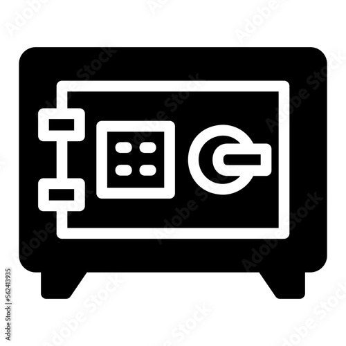 safebox glyph icon