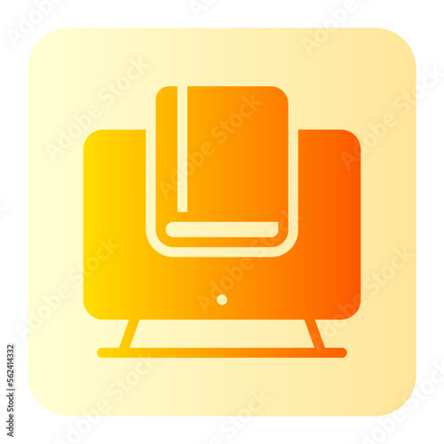 elearning gradient icon
