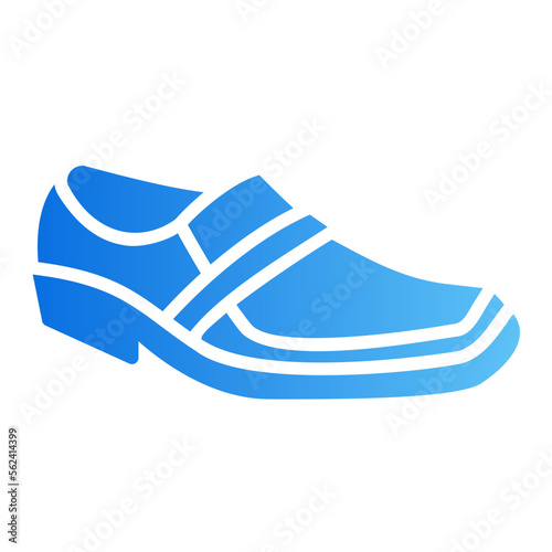 footwear gradient icon
