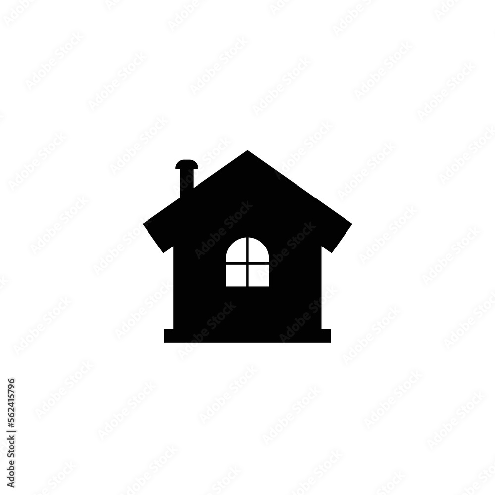 House icon home sign flat simple