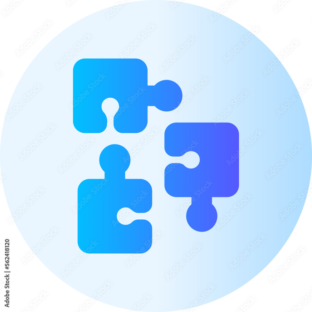 puzzle gradient icon puzzle gradient icon