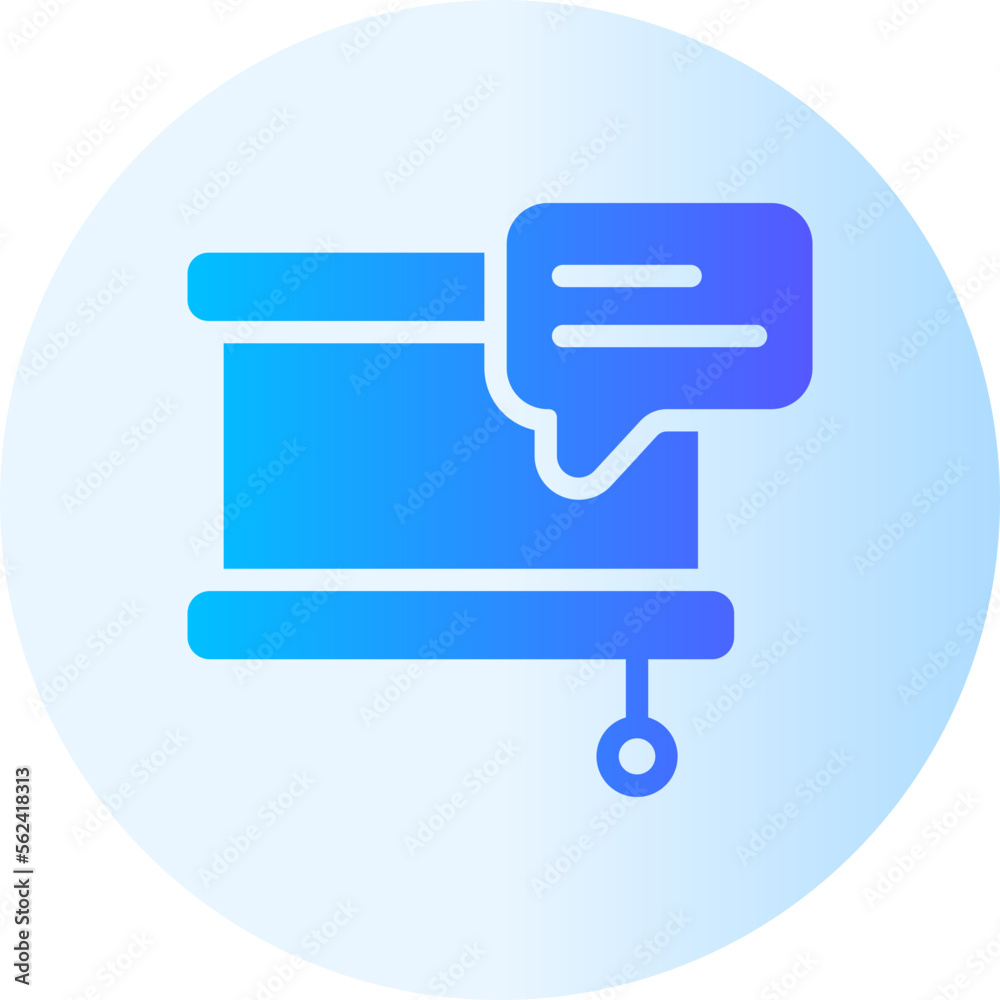 coaching gradient icon coaching gradient icon