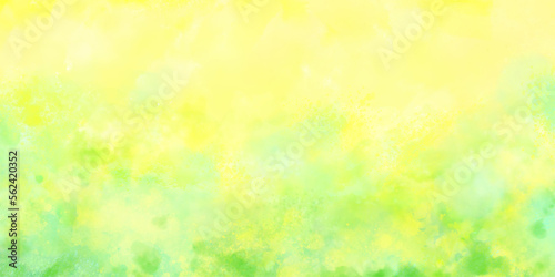 Papier peint 春の野原のような美しいグラデーション水彩背景 イースター アブストラクト