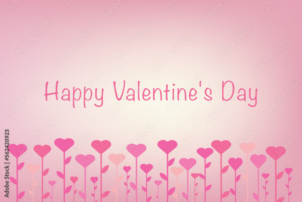 Valentines background with hearts - vector illustration. Hearts set for design.