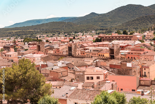 Landscape - view of the city Montblanc, Catalunya, Montblanc