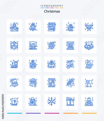 Creative Christmas 25 Blue icon pack Such As fallen. sledge. funny. sled. gifts