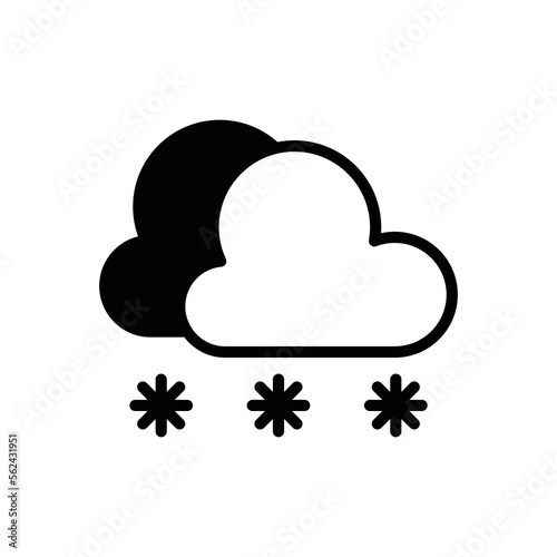 Sleet icon vector design template