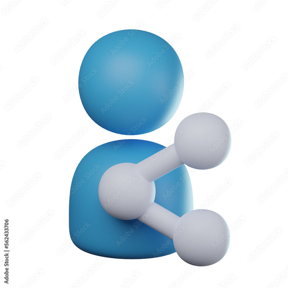 3D Social Media Illustration 3D Social Media Illustration