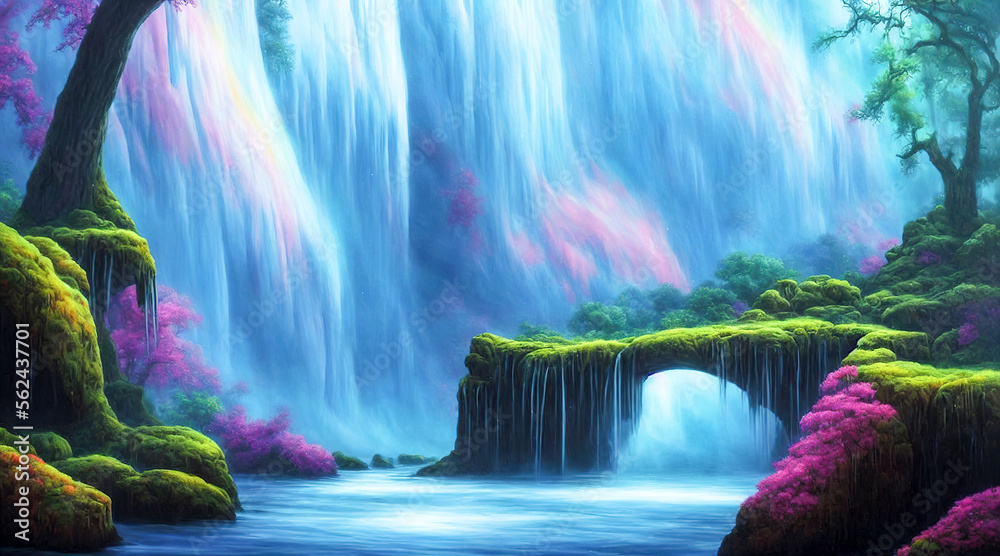 Fantastic landscape from another planet Fantastic landscape from another planet