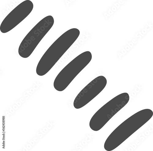 Hand drawn simple line flat icon