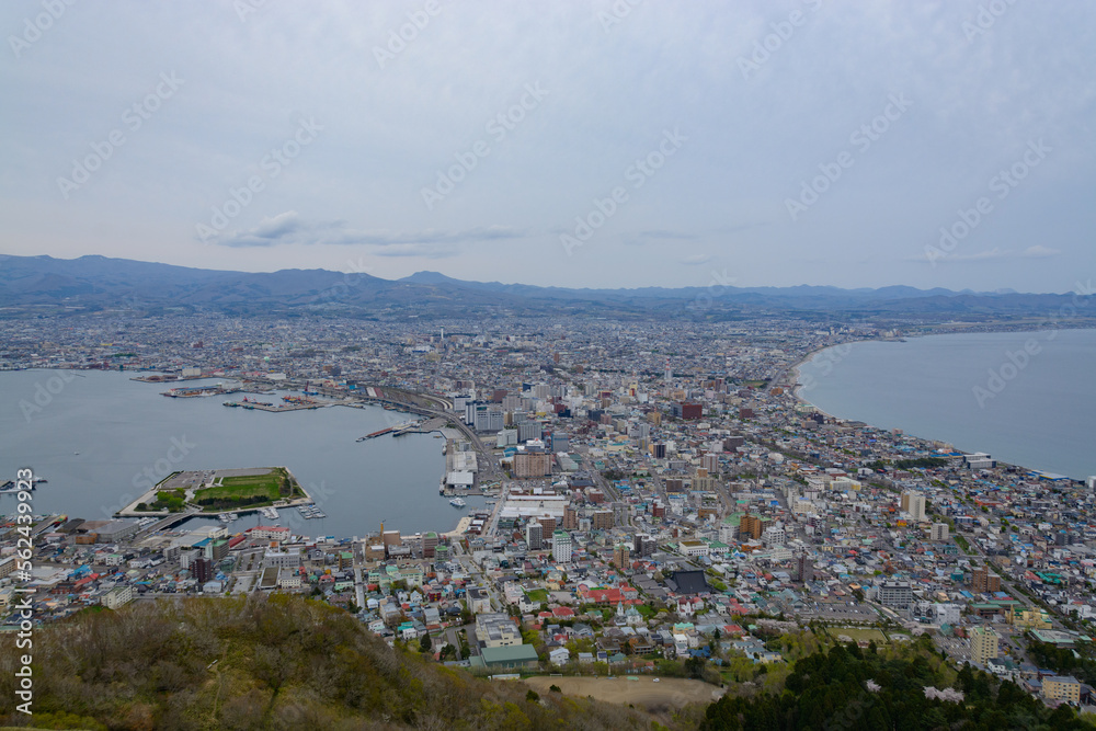 函館山展望台から見た函館市街
