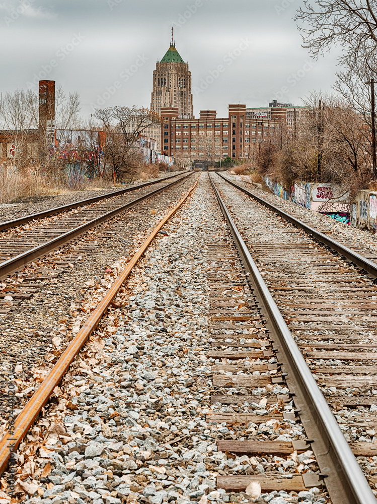 Railroad Tracks To Midtown