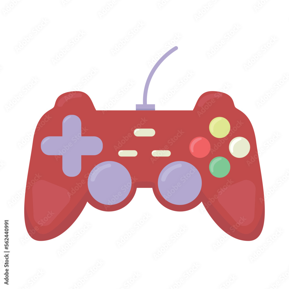 Game Console is red Game Console is red