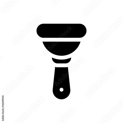 plunger glyph icon